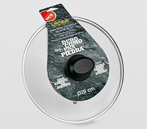 Lifestyle - Blungi Tapa Vidrio Piedra 26 Cm 3065 En Oferta Lifestyle Tapa Cacerola