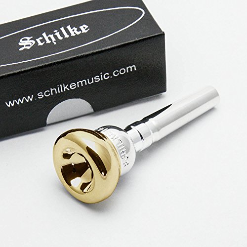 Schilke 24K Gold Rim & Cup Cornet Mouthpiece, 24