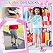 scenicamp 6 Pairs Girls Socks Kids Unicorn Ankle Sock Funny Cartoon Cute Novelty Fashion Toddler No Show Silly Socks