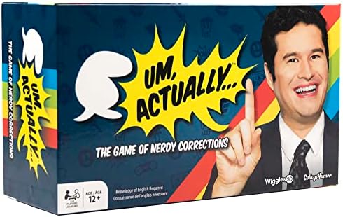 Um, Actually Board Game | The Nerdy Trivia Game Based on The Dropout Game Show | for Families Ages 12 & up | 3-6 Players | by Wiggles 3D