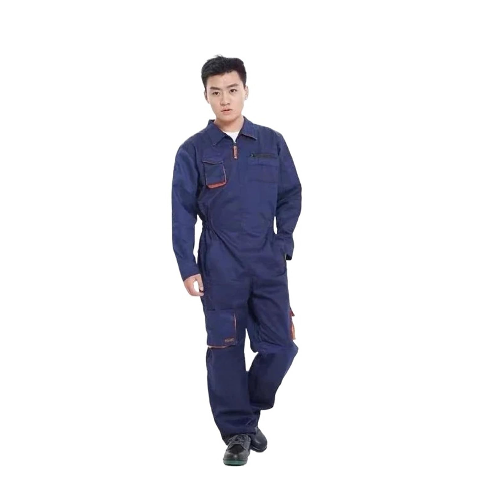 Tute da saldatura, Tute da lavoro, tute, saldatura, officina di riparazione auto, meccanico, abbigliamento taglie forti(Blauw,Medium)