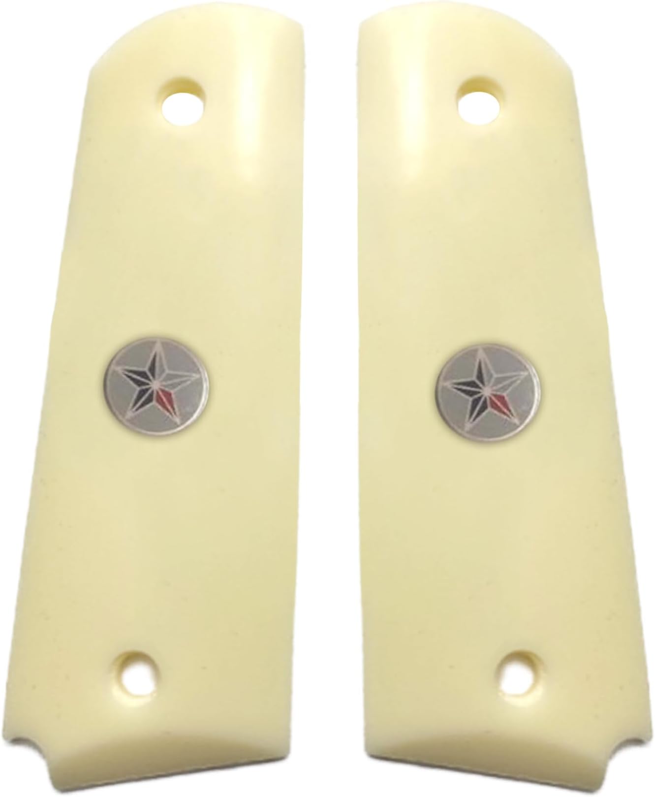 Premium Gun Grips Compatible Replacements for 1911 Grips Faux Aged Colt Gov. & Clones Taurus, S&W, Springfield, Rock Island