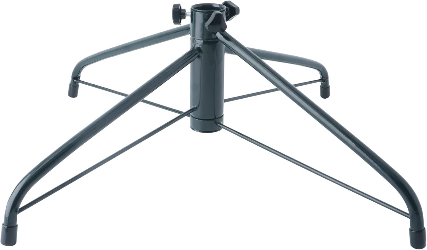 OVOV 54cm Christmas Tree Stand with Wheels Iron Metal Base
