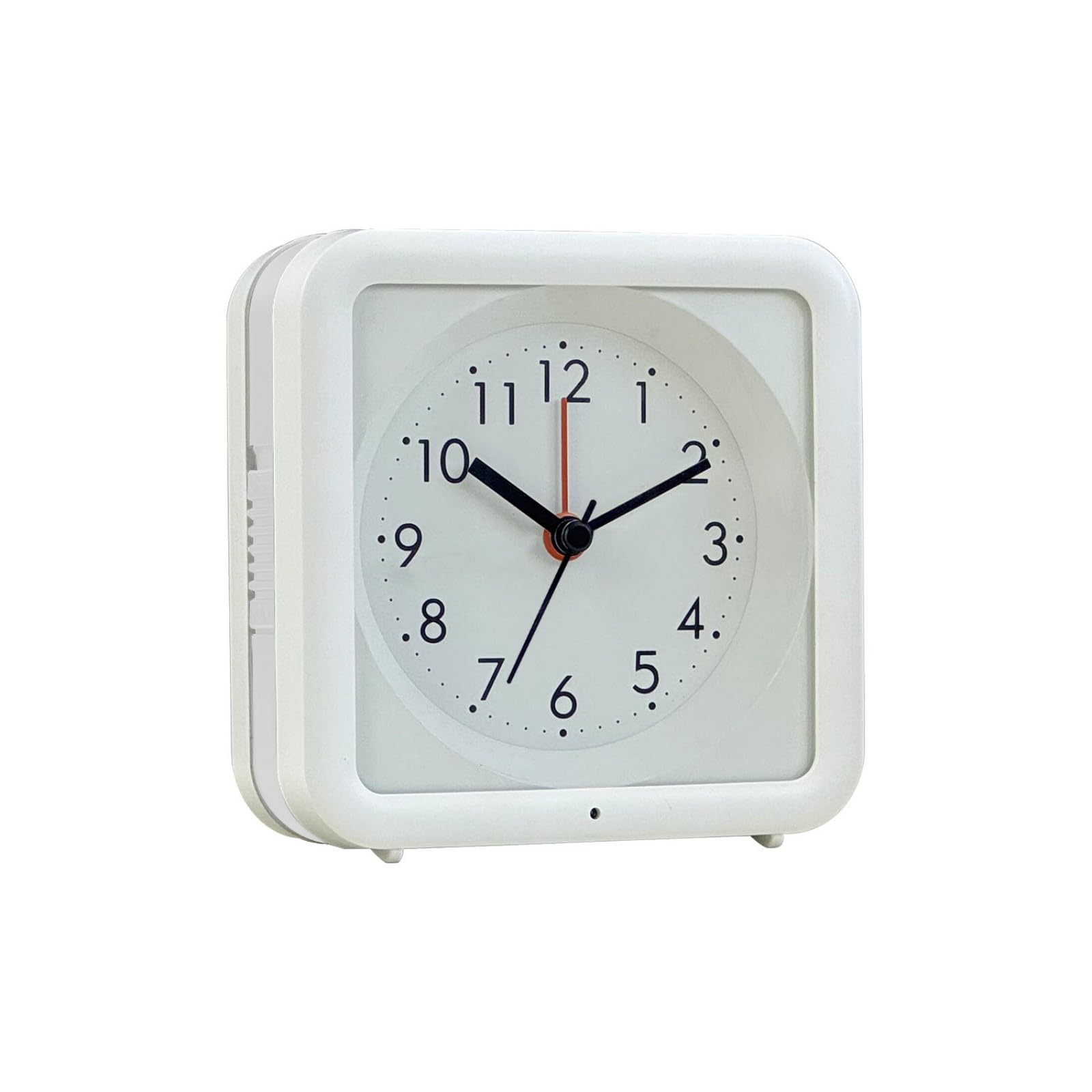 TFAOYS Quiet Square Alarm Clock with Auto Night Light for Enhances Visible During Night and Student Bedsides Convenience Auto Light Sensing Clock