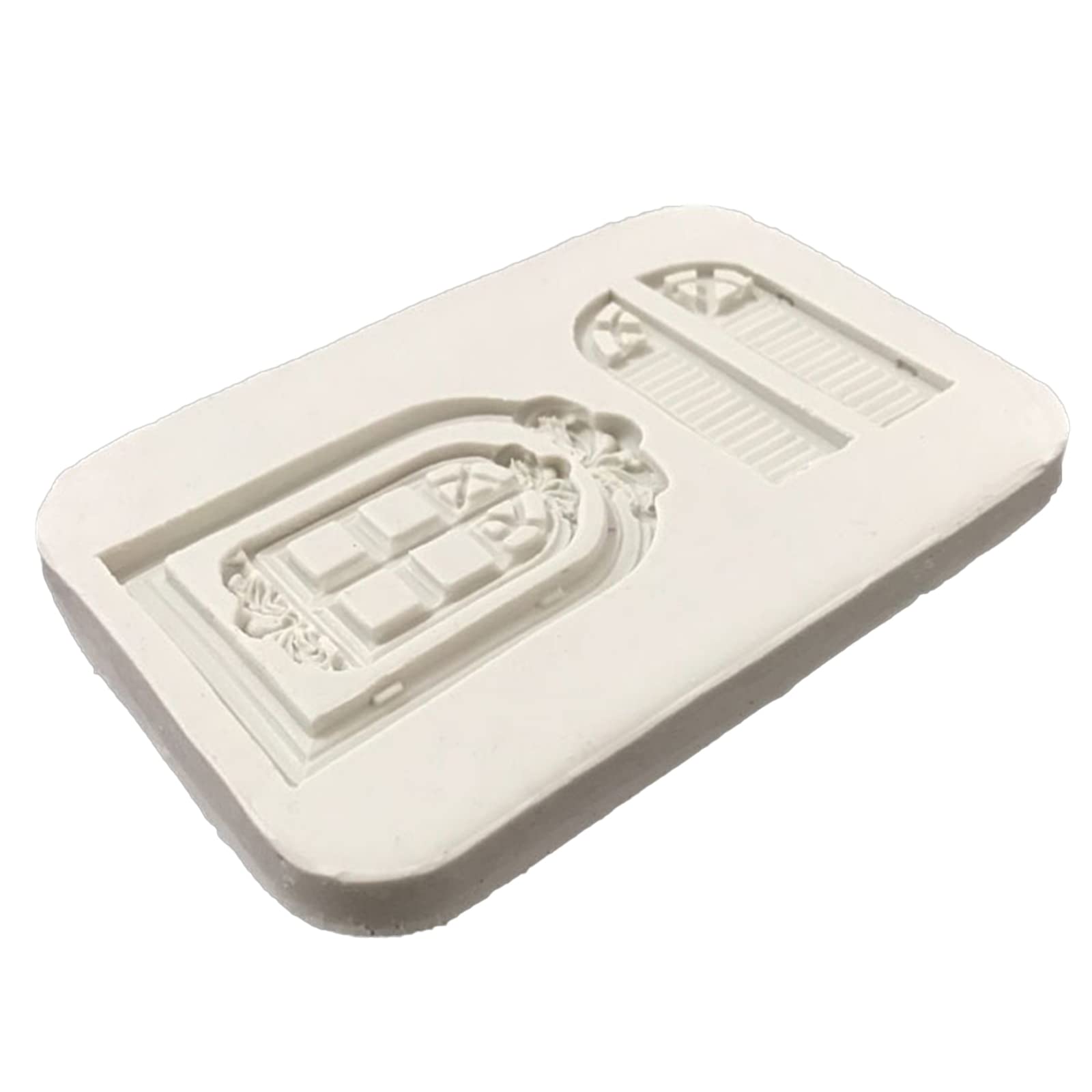 Tsophreniq Door Window Silicone Mold Cake Chocolate Mousse Dessert Fondant Mold Baking Decorating Gadget Kitchenware for Baking Silicone Candy Molds