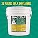 Bio-Clean Drain Septic Bacteria (25lb Bulk) Cleans Drains- Septic Tanks - Grease Traps All Natural and 100% Guaranteed No Caustic Chemicals! Removes fats oil and grease, completely cleans your system.