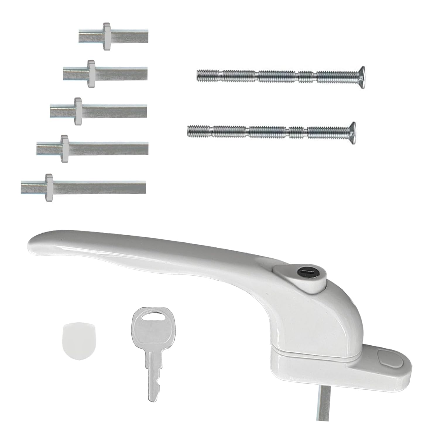 Lubarion uPVC Window Handle with Multi-Spindle Design โ Durable and Secure Replacement for uPVC Windows, Easy to Install