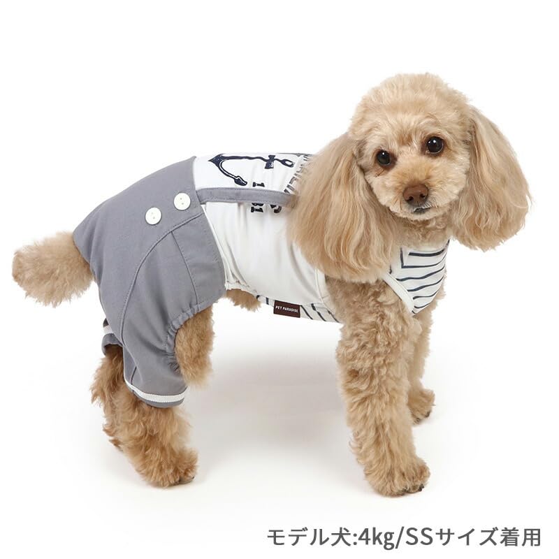 Amazon | ペットパラダイス 犬 服 パンツつなぎ 小型犬 マリン 接触冷