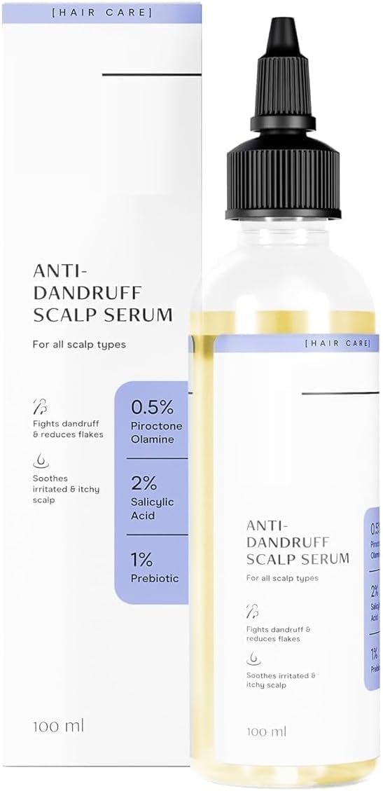 MM Anti-Dandruff Scalp Serum, 0.5% Piroctone Olamine, 2% Salicylic Acid, 1% Prebiotic, 100 ml