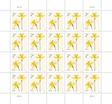 Daffodils 2024 2-Cent (Sheet of 20) Denominated Mail-use Additional Postage Stamps