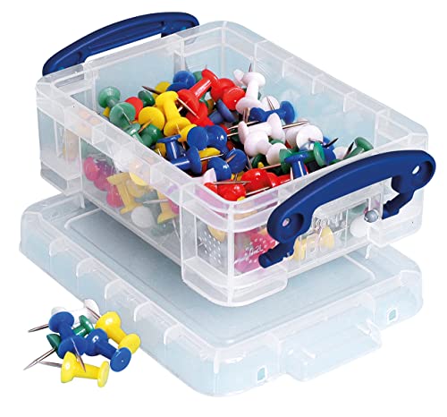 Image of Really Useful Plastic Storage Box 0.2 Litre Clear (Pack of 10)