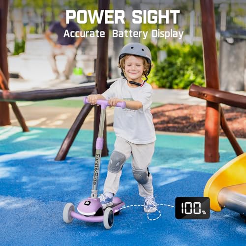 FanttikRide K9 Pro 3 Wheel Electric Scooter for Kids 3-6, Adjustable Height for Riders 3.3-4.6ft, 88 lbs, Up to 40 min, 3.5 Miles Range, AI & 2 Max Speed 3.7/6.2 MPH, UL2272 Certified