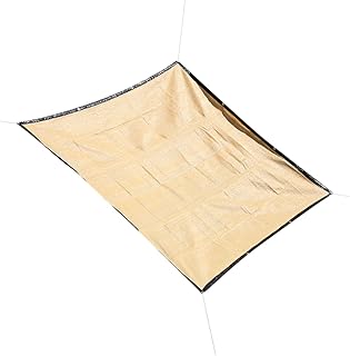 GANAZONO 1Pc Sombra De Sol De Jardim Vela Sombra De Quintal Sombra De Vela Pano De Proteção Solar Vela Quadrada Casual Anti-Uv Dossel Quadrado Para Pendurar Sombra De Vela Fio