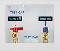 Vista 6 de LI-550-11 - Caja de salida para lavadora a presión para conectar con drenaje central, entrada de 1/2 pulgada para conectar x salida de rosca macho