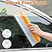 Douaowoc Car Squeegee, 6 Pack 12 inch Flexible Car Water Scraper Tool Silicone Window Squeegee for Cars Or Home Use, Washing & Wiping Glass, Mirror & Shower Doors, Yellow