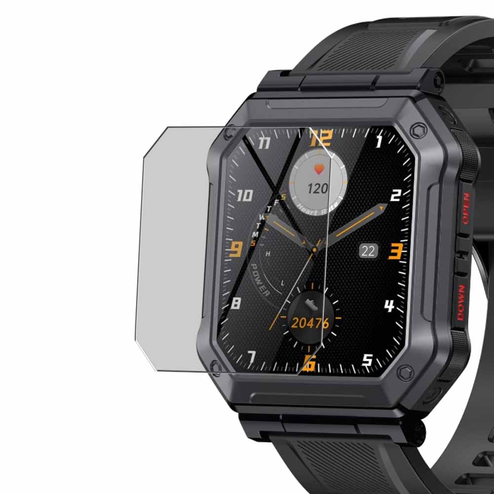 Puccy Privacy Screen Protector, compatible with Liufiueq H31 1.91" smartwatch Smart Watch Anti Spy Film TPU Guard （ Not Tempered Glass Protectors ）
