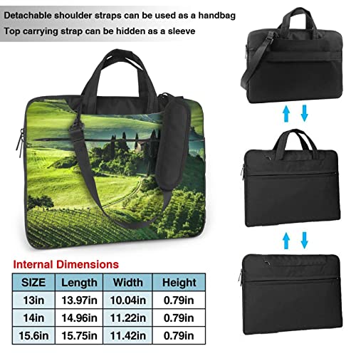 Bolsa Tote para Laptop con Estampado de Olivos, Unisex miniatura 3
