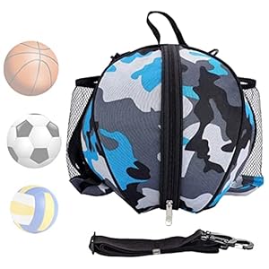Basketball Tasche, wasserdichte Umhängetasche, Runde Tasche für Ball, Fußball Ball Volleyball Tragetasche Reisetasche, Tragbar, Groß, Trainingstasche, Outdoor Sport Zubehör, Männer und Frauen