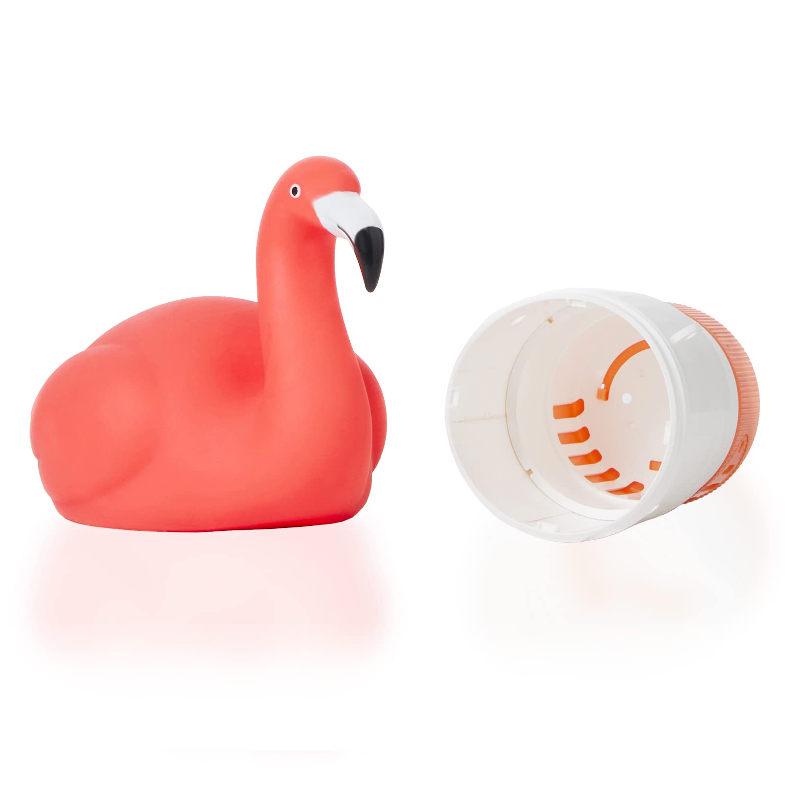 XY-WQ Flotador de cloro flamenco para pestaña de 1 pulgada solamente, dispensador de cloro flotante para piscina