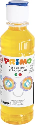 Morocolor PRIMO, Cola coloreada con agua en botella 240ml, Cola amarilla sin sol