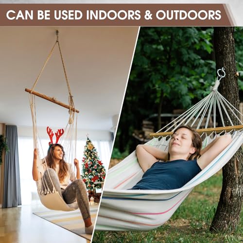 4 Stück Ringschraube m10, 304 Edelstahl Heavy Duty Ösenschrauben, Lang Ösenschraube M10 x 80mm Augenschraube für Hängematten, Markisen, Hängesessel, Schaukelstühle, Festkabel, Blumenampel