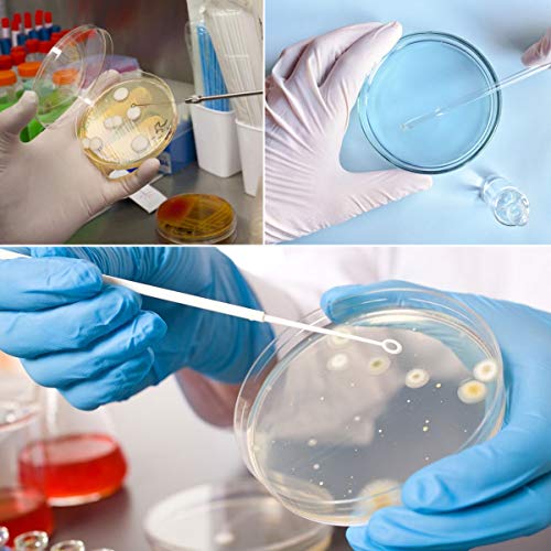 50 Pack Sterile Plastic Petri Dishes with Lid, 90mm Dia x 15mm Deep Sterile Petri Plates with 100 Pack 3 ml Plastic Transfer Pipettes, Petri Dish Set for Lab, Experiment, Biology, Microbiology Studies - Thumbnail 6
