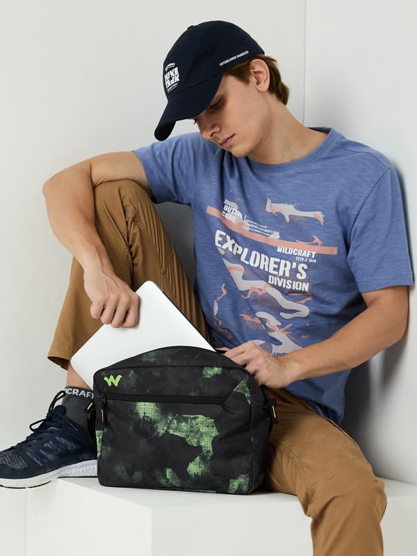 Image of wildcraft Polyester M Sling Normal Sling Bag /Messenger Bag /Cross Body Bag for Mens & Womens