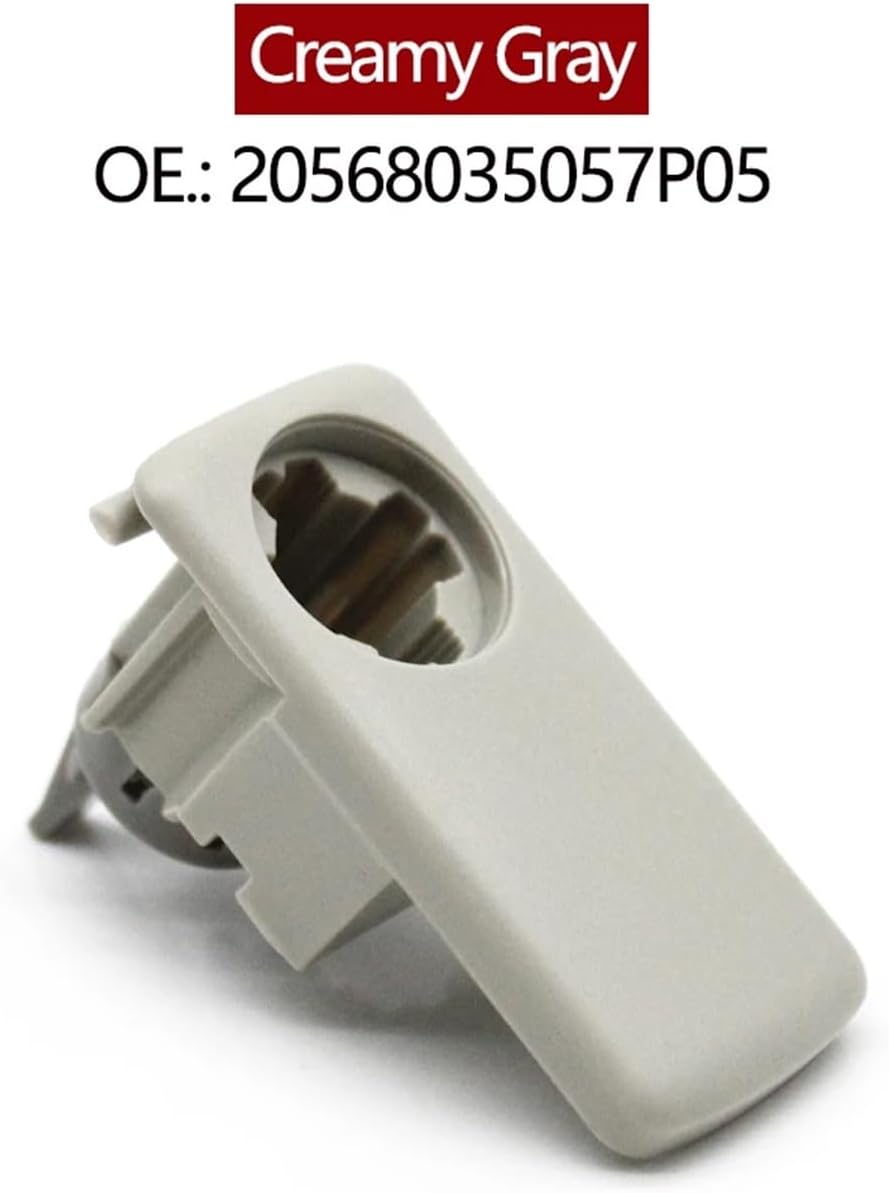 Car Glove Boxes Handle Cover Lid Lock Toolbox Switch Compatible C GLC Class W205 W253 C200 C250 C300 C400 GLC260 GLC200(Creamy Gray)