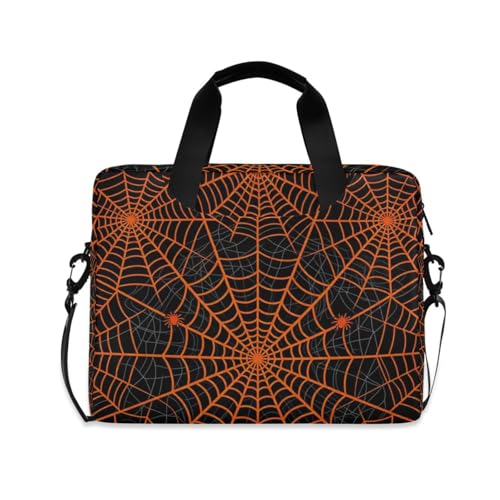 Maletín portátil para laptop 15.6 pulgadas negro y naranja miniatura 1