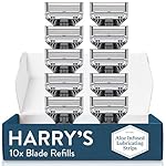 Harry's Razor Blades for Men - 10 Count - Premium Razor Blade Refill Cartridges