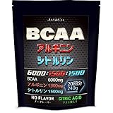JAY&CO. 無添加人工甘味料 BCAA + アルギニン & シトルリン 国内製造 (ノーフレーバー, 240g)
