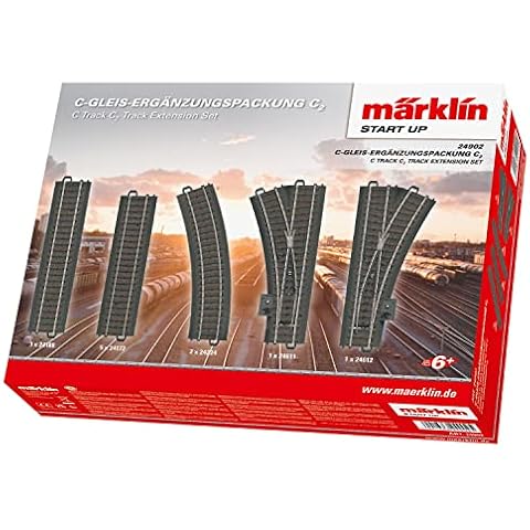 Märklin Start up 24902 - C-Gleis-Ergänzungspackung C2, Modelleisenbahn Spur H0 Cover