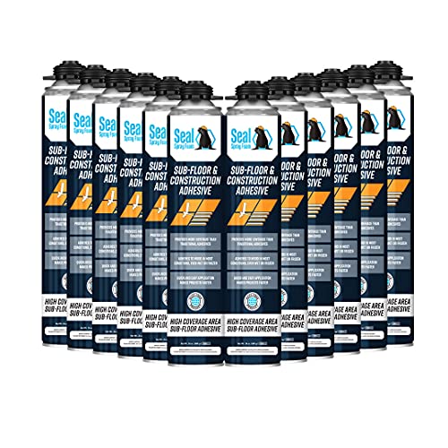 Seal Spray Sub-Ground and Building Polyurethane Adhesive (Case of 12/25.4oz Cans)