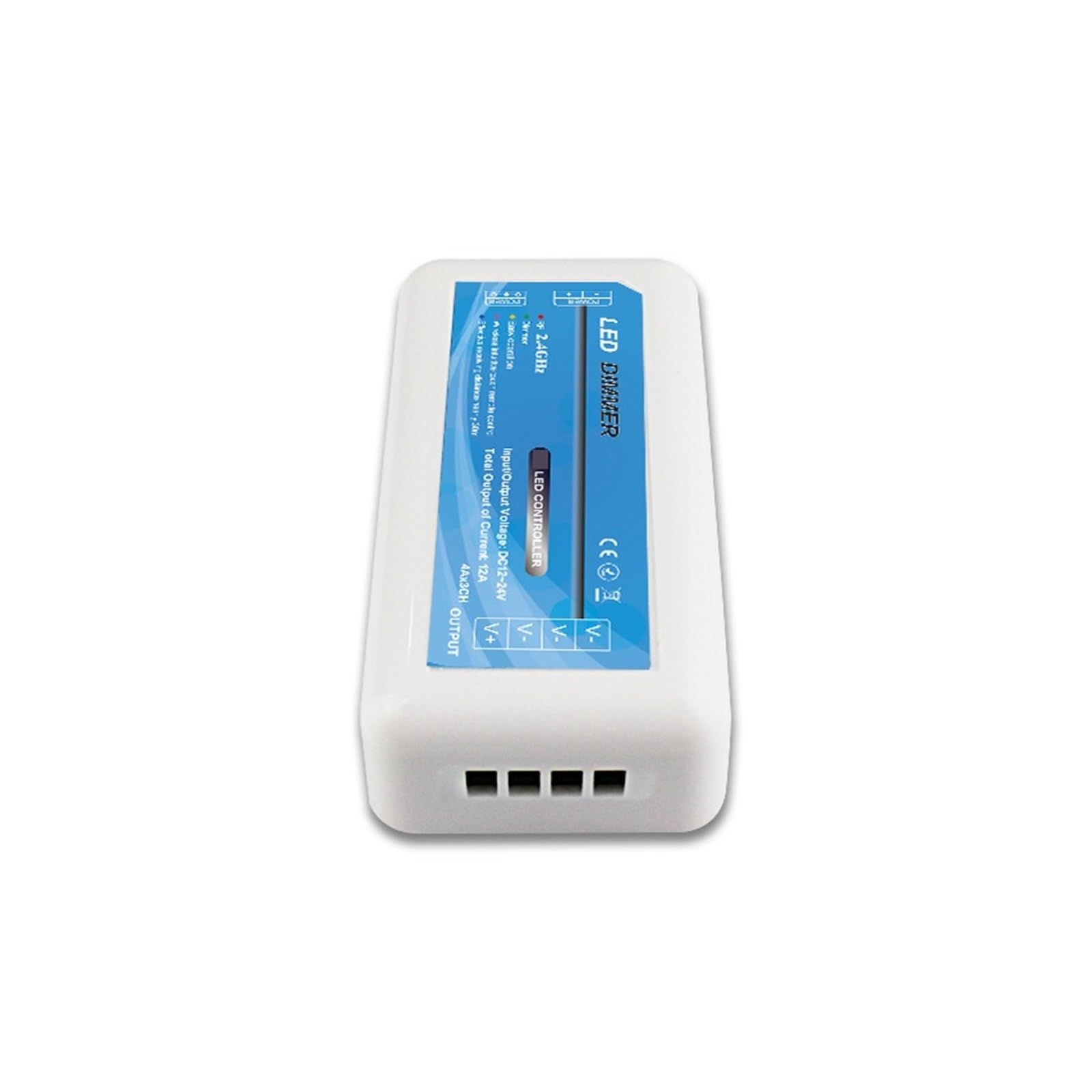Regulador monocromático LED 2.4G receptor de panel táctil inalámbrico para tiras led monocolor