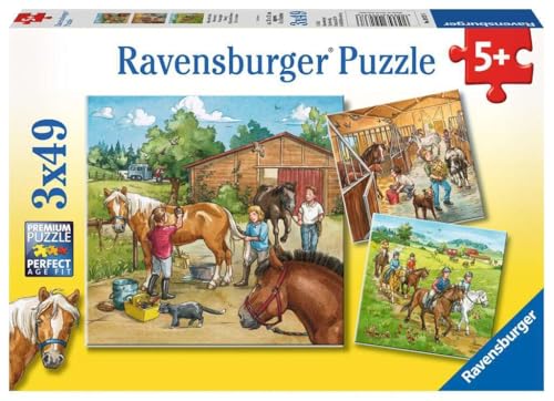 Ravensburger 09237 Mi Caballo - Puzzle (3 Modelos de 49 Piezas)