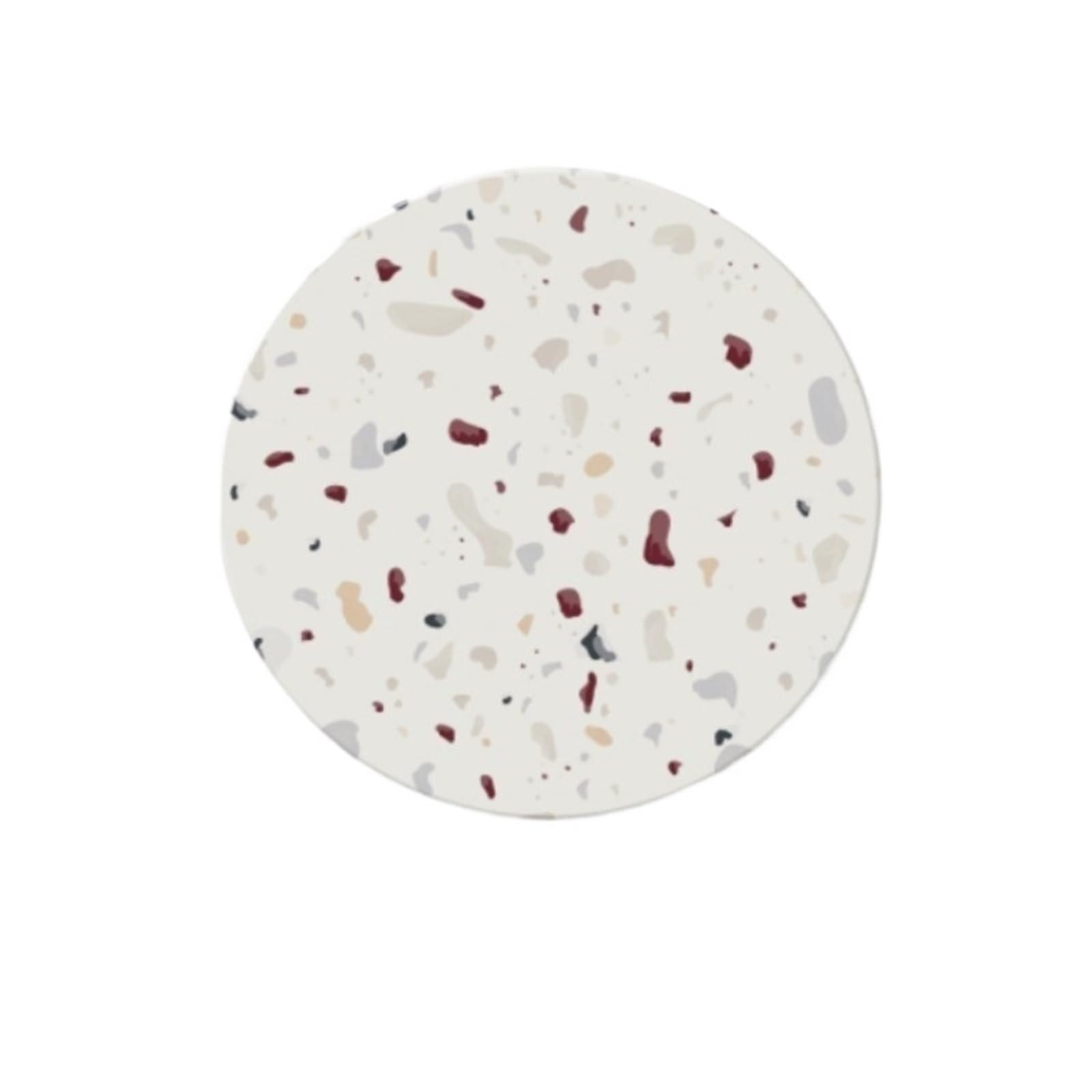 6pcs Pattern Coasters For Drinks Coffee Table Ceramic Stone Modern Bar Tools For Mug Round for kitchen(Color1)