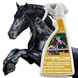 EMMA Spray de Brillo para Caballos Spray de Cola y Crin con Brillo Plata I Spray de Crin en Plata I Cuidado del Caballo I Abrigo Brillo I Spray de Pelo I 500 ml