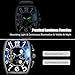 Imagen de RORIOS Relojes Hombre Mecánico Automático Relojes Esqueleto Dial Reloj con Correa de Cuero Big Face Reloj de Pulsera