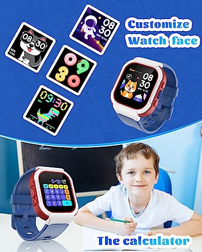 Cloudpoem Smart Watch for Kids Girls Boys,Kids Watch Fitness Tracker Watch with Pedometer Heart Rate Monitor Blood Oxygen Sleep Tracker Alarm Clocks Puzzle Games Calculator IP68 Waterproof,Kids Gift - Image 8