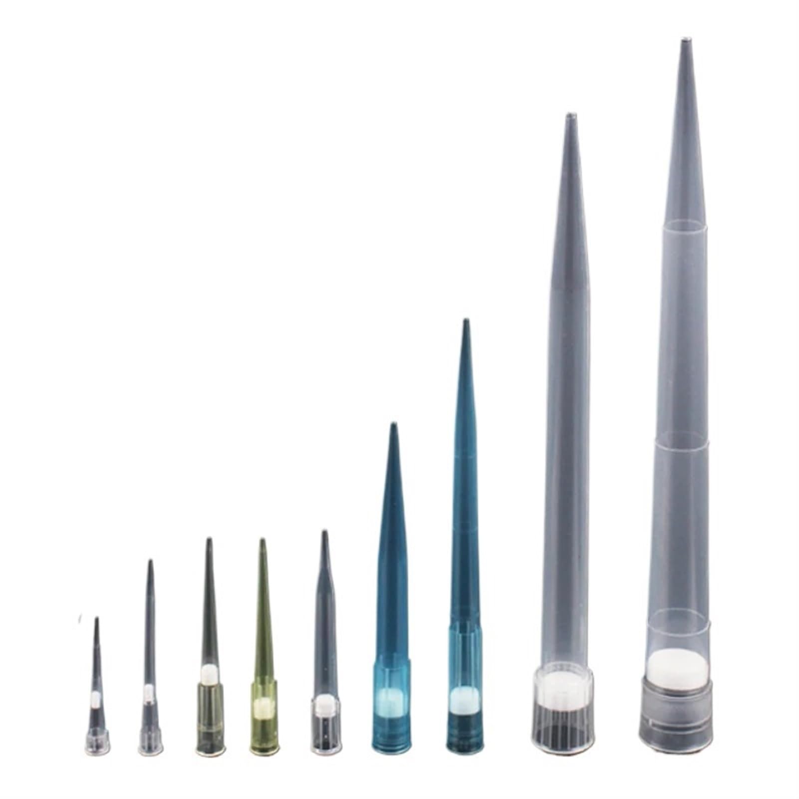 Puntas de filtro de pipeta de plástico PP de laboratorio con filtro de núcleo de for dispensadores de micropipeta(10ml 50pcs)