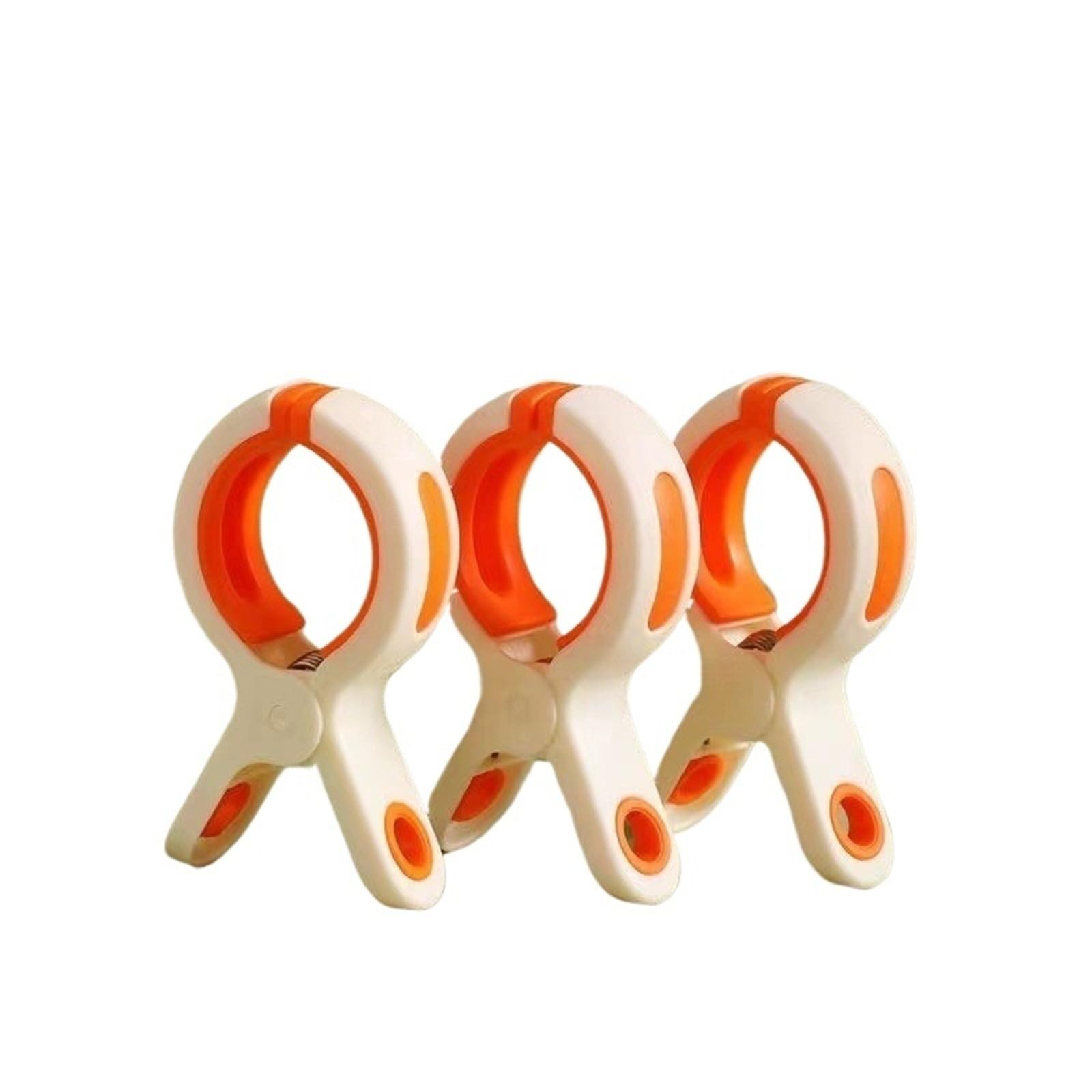 Plastic Clothes Pegs 3-6Pcs Beach Towel Pegs Plastic Windproof Clothes Laundry Tongs For Hammock Clip(6pcs Pink)