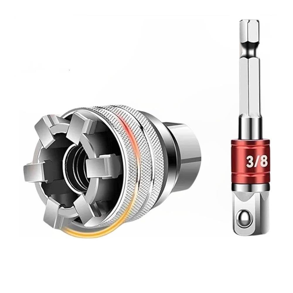 Bigbibi Adattatore a presa esagonale da 3 pezzi da 10-19 mm for riparazione fai da te con chiave elettrica
