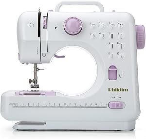 Mini Sewing Machine for Beginner by Phildim - Small Electric Sewing Machines with 2 Speed 12 Built-in Stitch Patterns PD-054-CA-A14