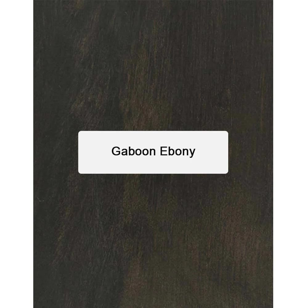 Exotic Wood Zone's Exquisite Gaboon Ebony Guitar Tailpiece for Premium Instrument Resonance and Aesthetics | 8.38