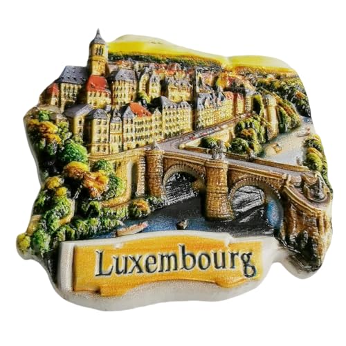 Imán Decorativo para Refrigerador Tema Luxemburg miniatura 2
