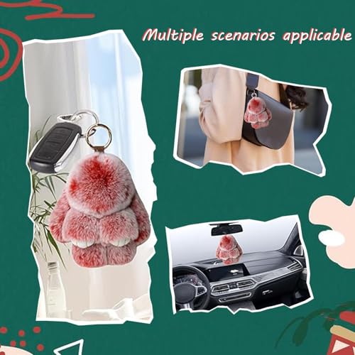 Image of BOVVSKY Bunnylulu Keychain with Box, Bunny Keychain with Tin, BunnyCute Plush Key chain