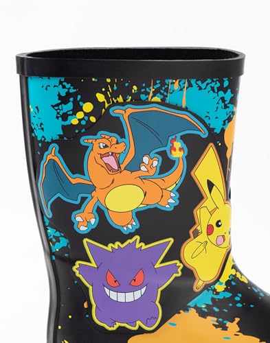 Pokémon Charizard Pikachu Gengar Boys Multicoloured Storm Boots | Pokemon Merch4