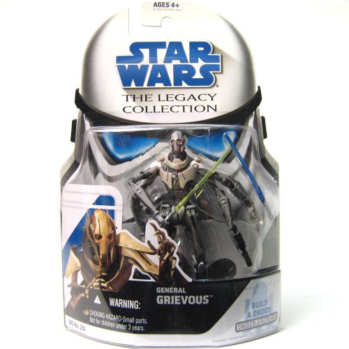 Star Wars Clone Wars Legacy Collection Build-A-Droid Factory Action Figure BD No. 25 General Grievous (Perfect Scale!)