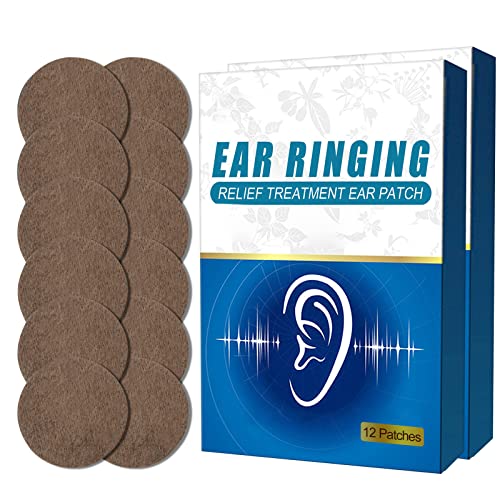 Tinnitus Relief Patches, Tinnitus Relief for Ringing Ears for Hearing Loss and Ear Pain Relief, Tinnitus Relief Treatment Patches, 24PCS