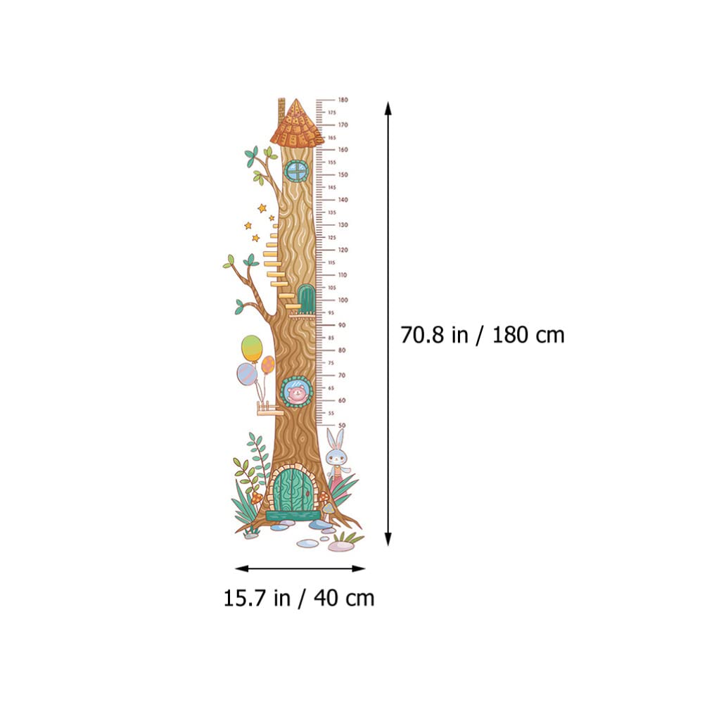 iplusmile Tableau De Croissance Règle De Hauteur Toise Pour Garçon Fille Autocollant Mural Toise à Suspendre Pour Maison